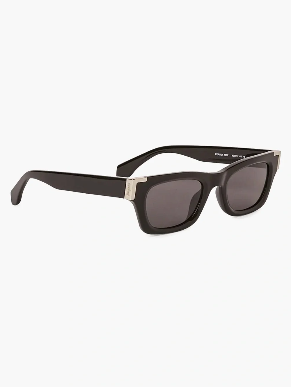 Palm Angels Westport 49MM Black Rectangular Sunglasses Unisex